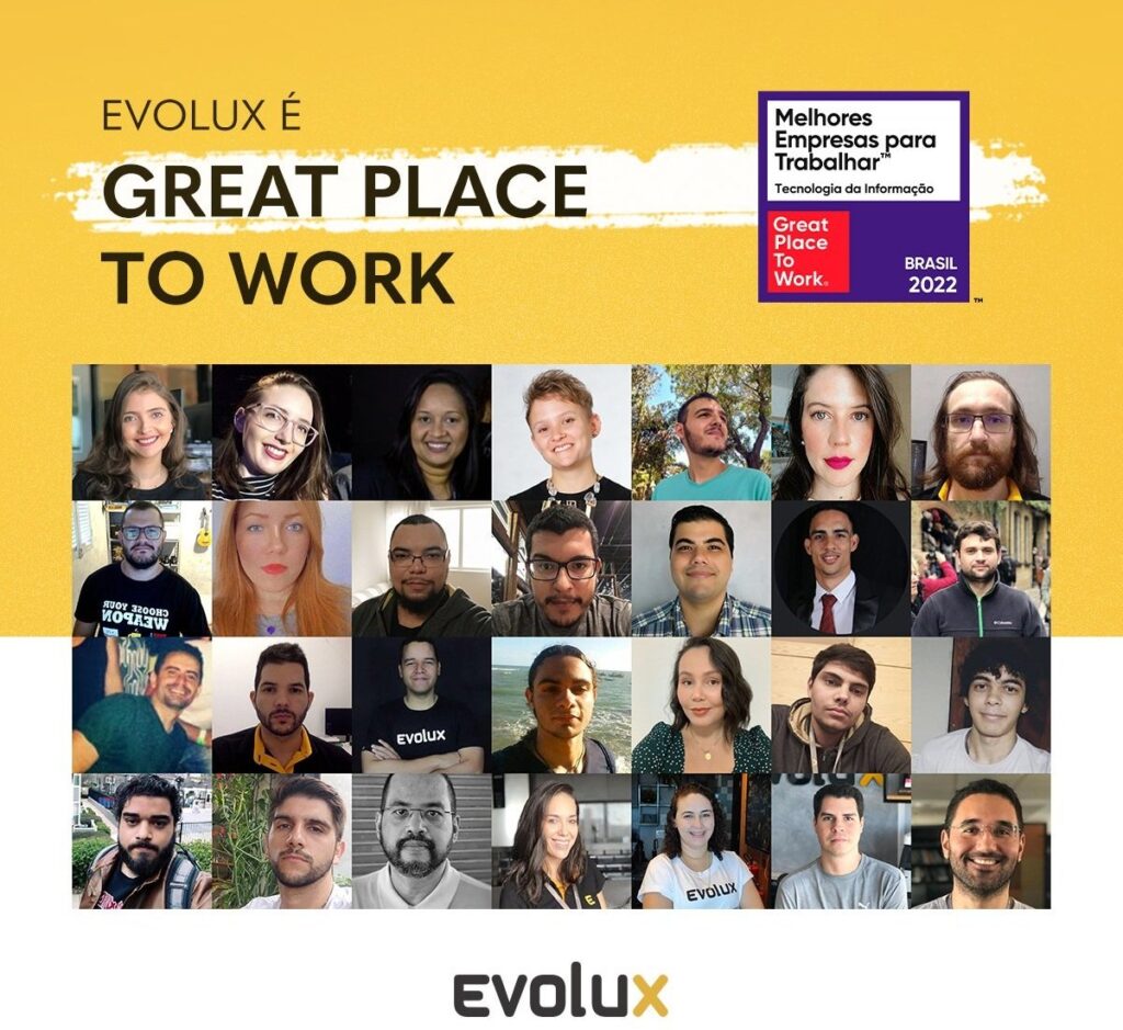 Fotos dos colaboradores com o selo GPTW