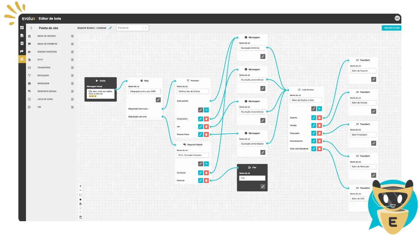 Telas da Apresentação Evolux Chat (4)